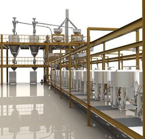 Industrial Rice plant automation